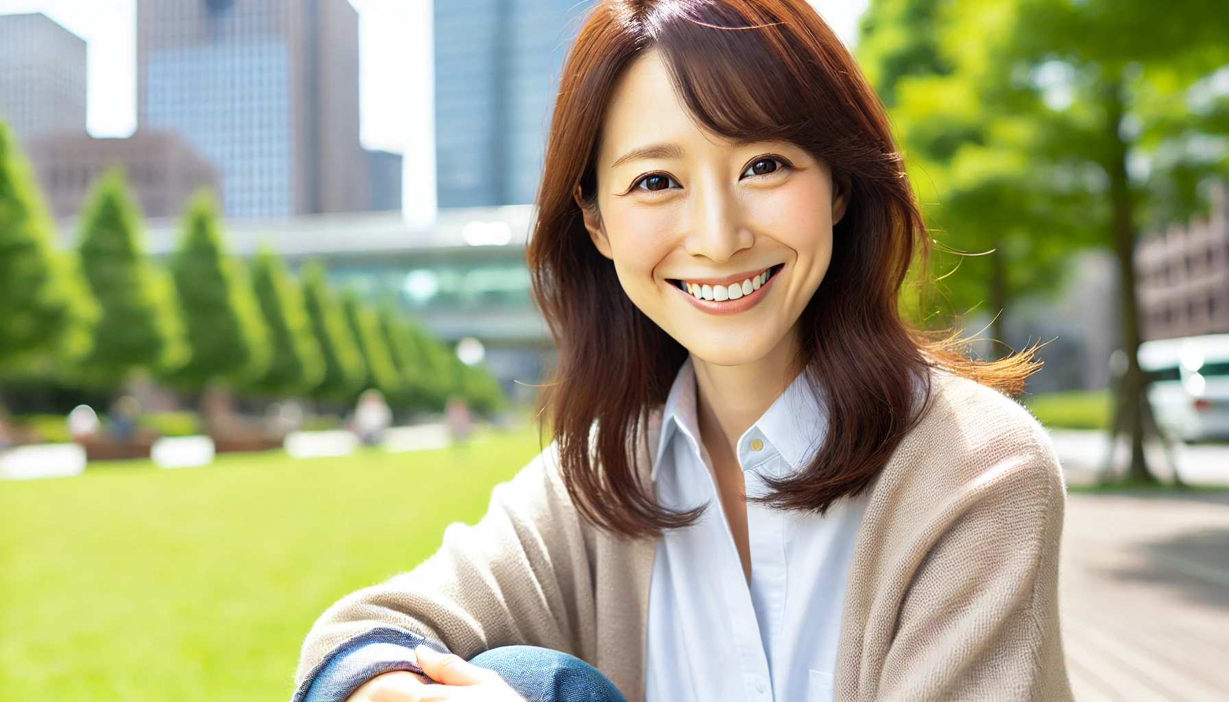 充実した女性