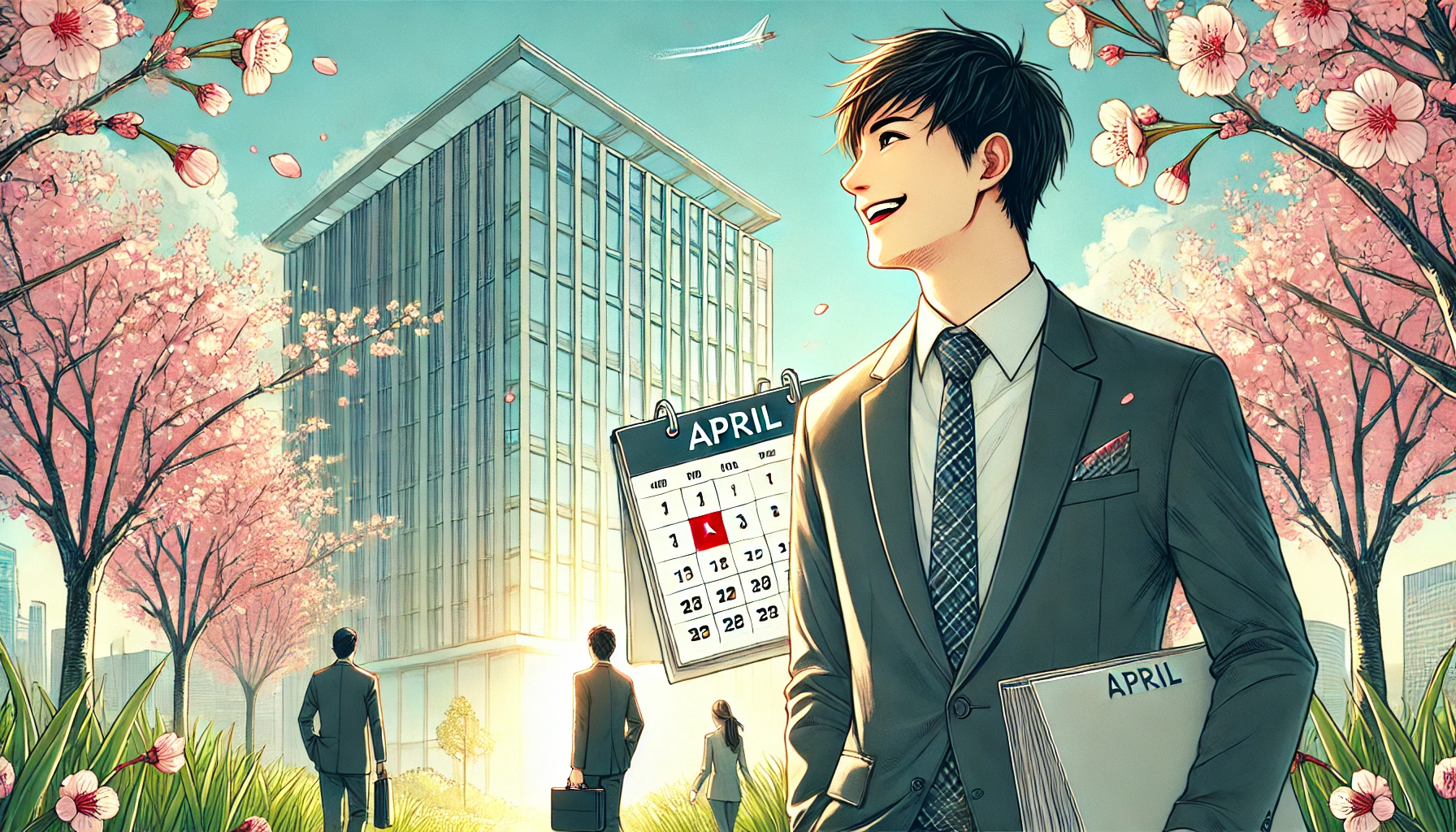 ４月入社成功の様子