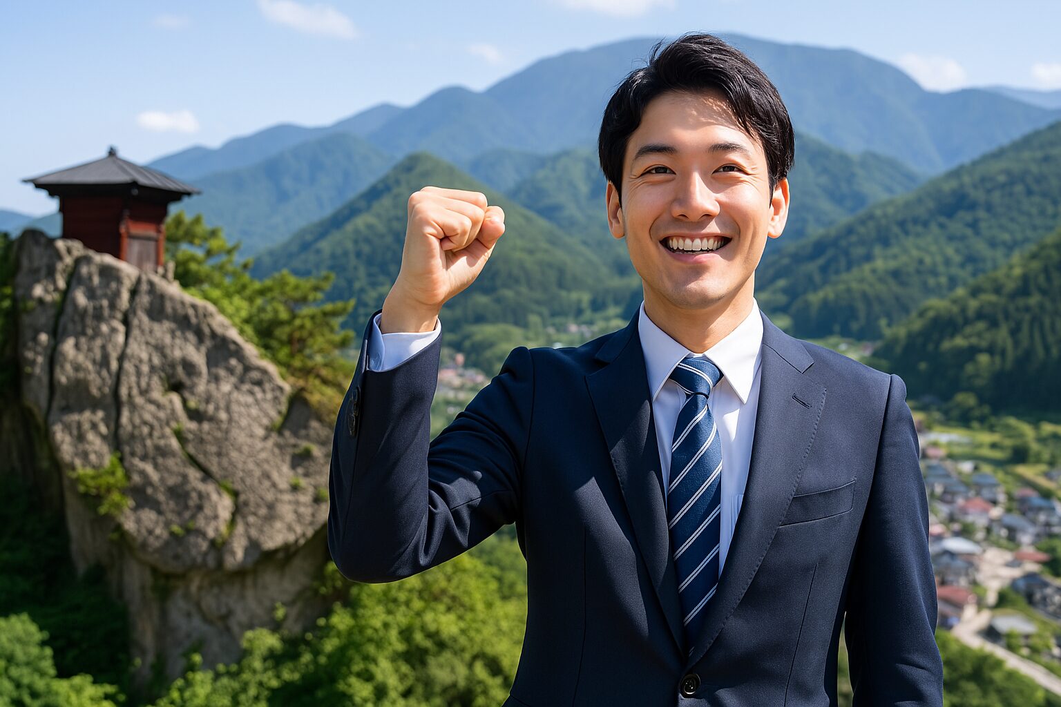山形で転職を目指す男性